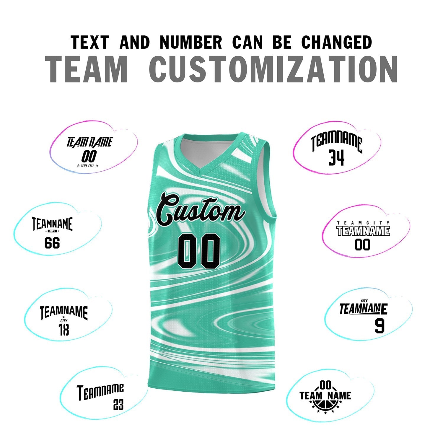 Custom Bright Green White Graffiti Pattern Fluids Style Sports Uniform Basketball Jersey Kits|KXKSHOP