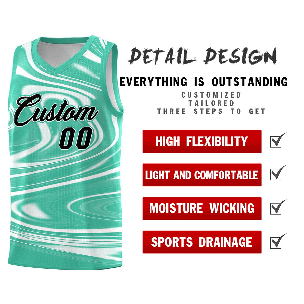Custom Bright Green White Graffiti Pattern Fluids Style Sports Uniform Basketball Jersey Kits|KXKSHOP