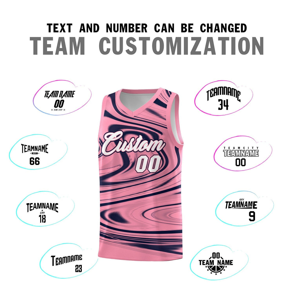 Custom Bright Green Navy Graffiti Pattern Fluids Style Sports Uniform Basketball Jersey Kits|KXKSHOP