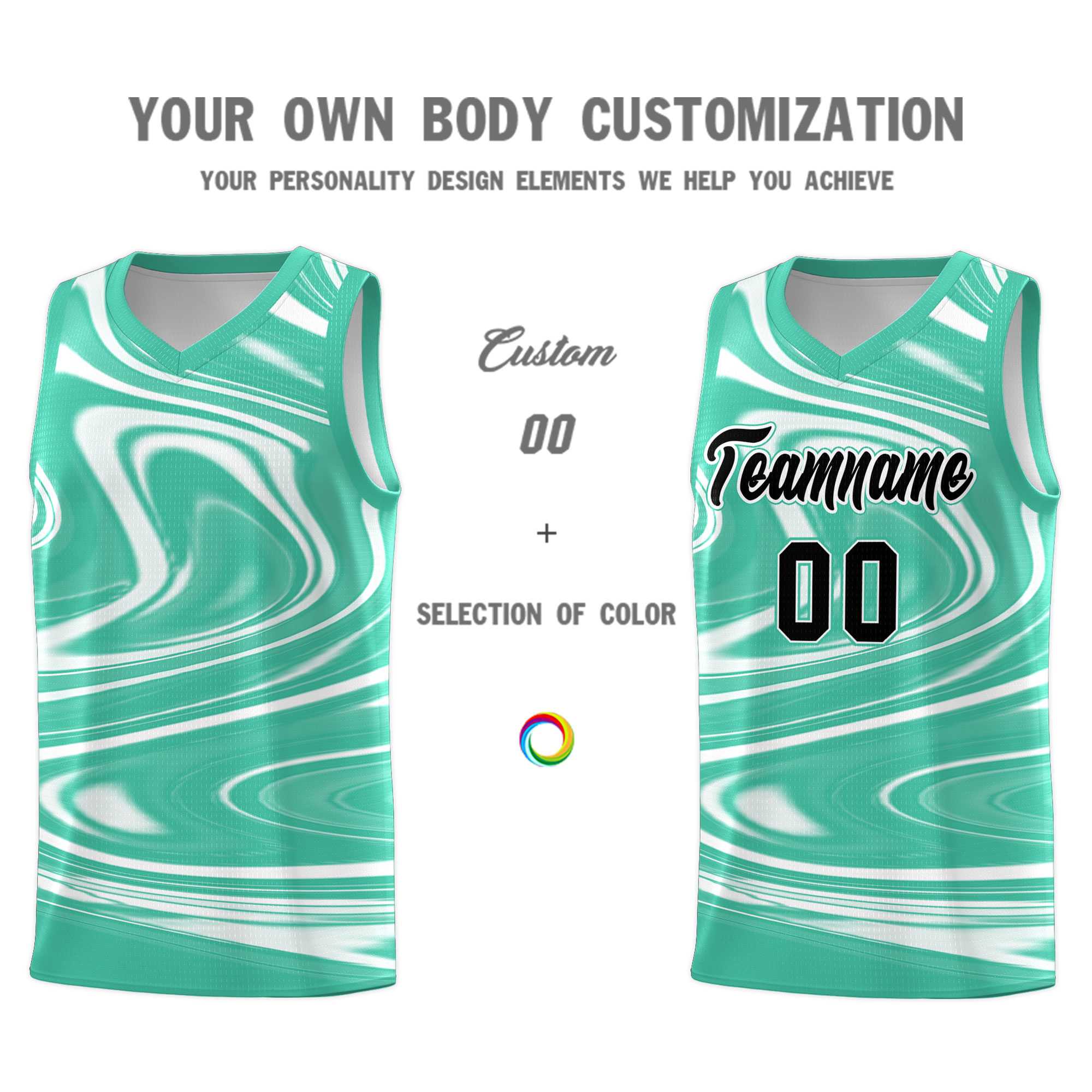 Custom Bright Green White Graffiti Pattern Fluids Style Sports Uniform Basketball Jersey Kits|KXKSHOP