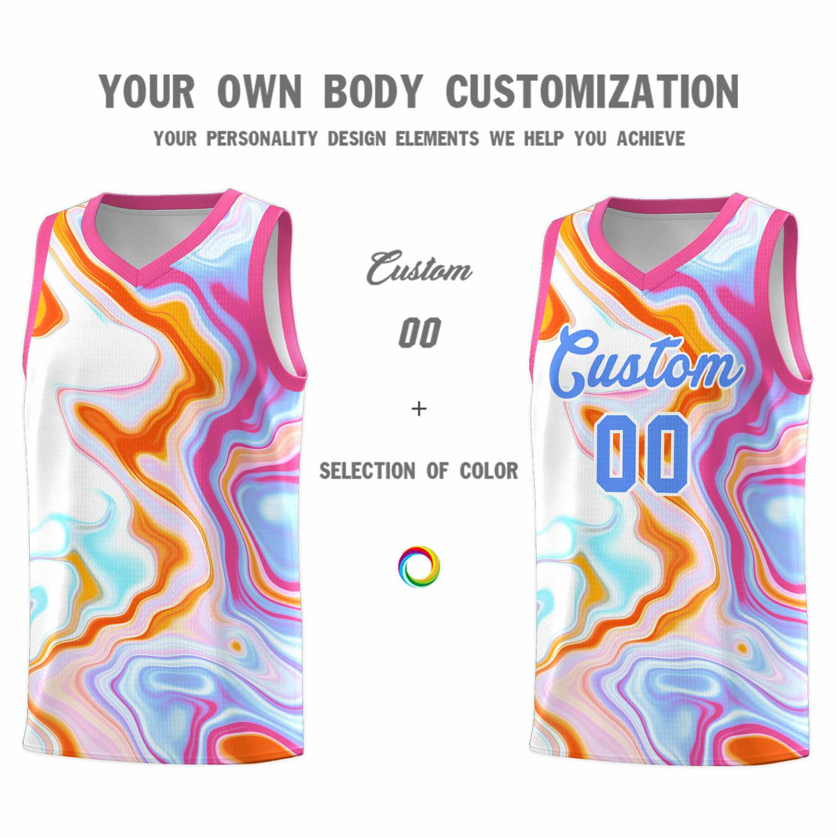 Custom Neon Green Navy-White Side Two-Tone Classic Sports Uniform Basketball Jersey |KXKSHOP