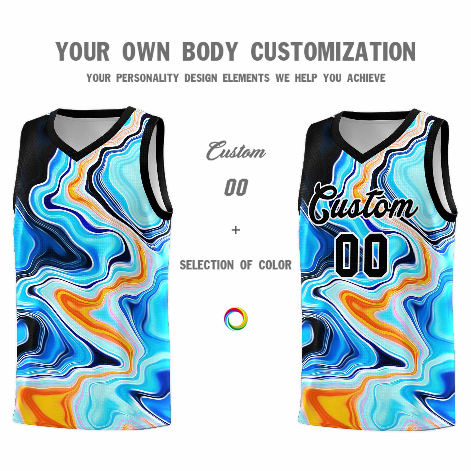 Custom Neon Green Navy-White Side Two-Tone Classic Sports Uniform Basketball Jersey |KXKSHOP
