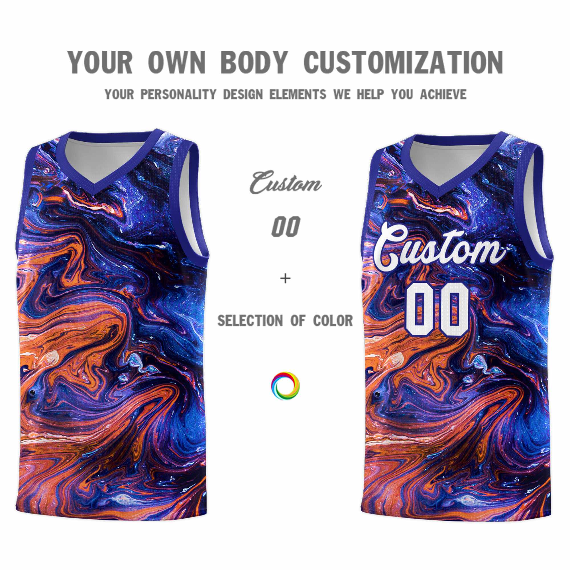 Custom Neon Green Navy-White Side Two-Tone Classic Sports Uniform Basketball Jersey |KXKSHOP