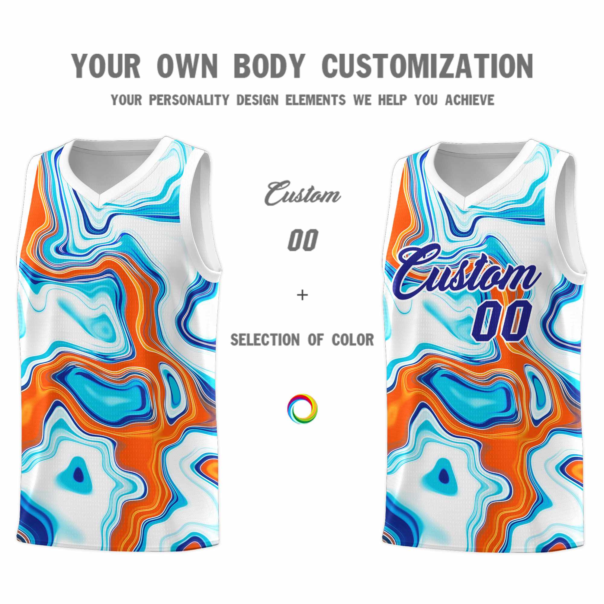 Custom Neon Green Navy-White Side Two-Tone Classic Sports Uniform Basketball Jersey |KXKSHOP