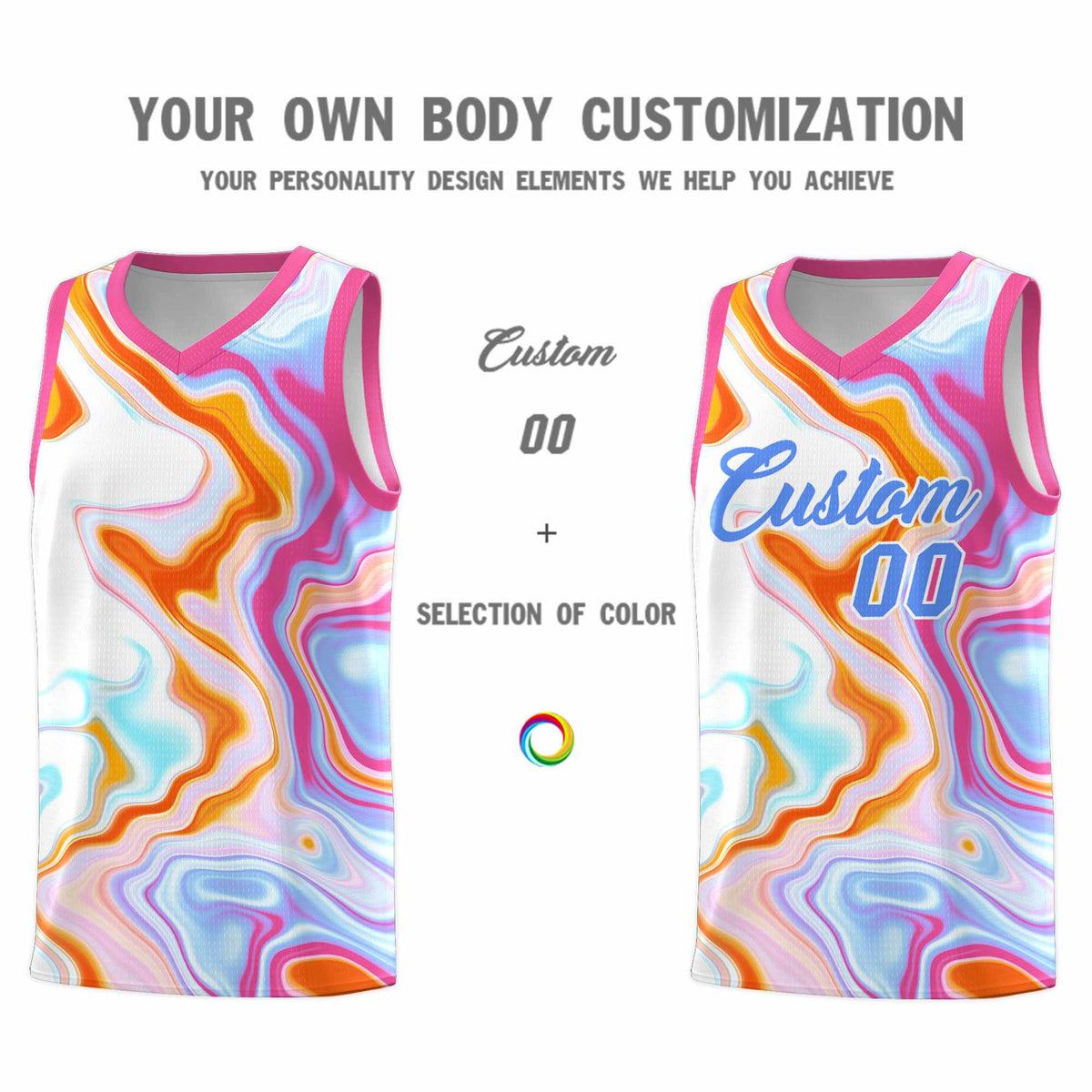 Custom Neon Green Navy-White Side Two-Tone Classic Sports Uniform Basketball Jersey |KXKSHOP