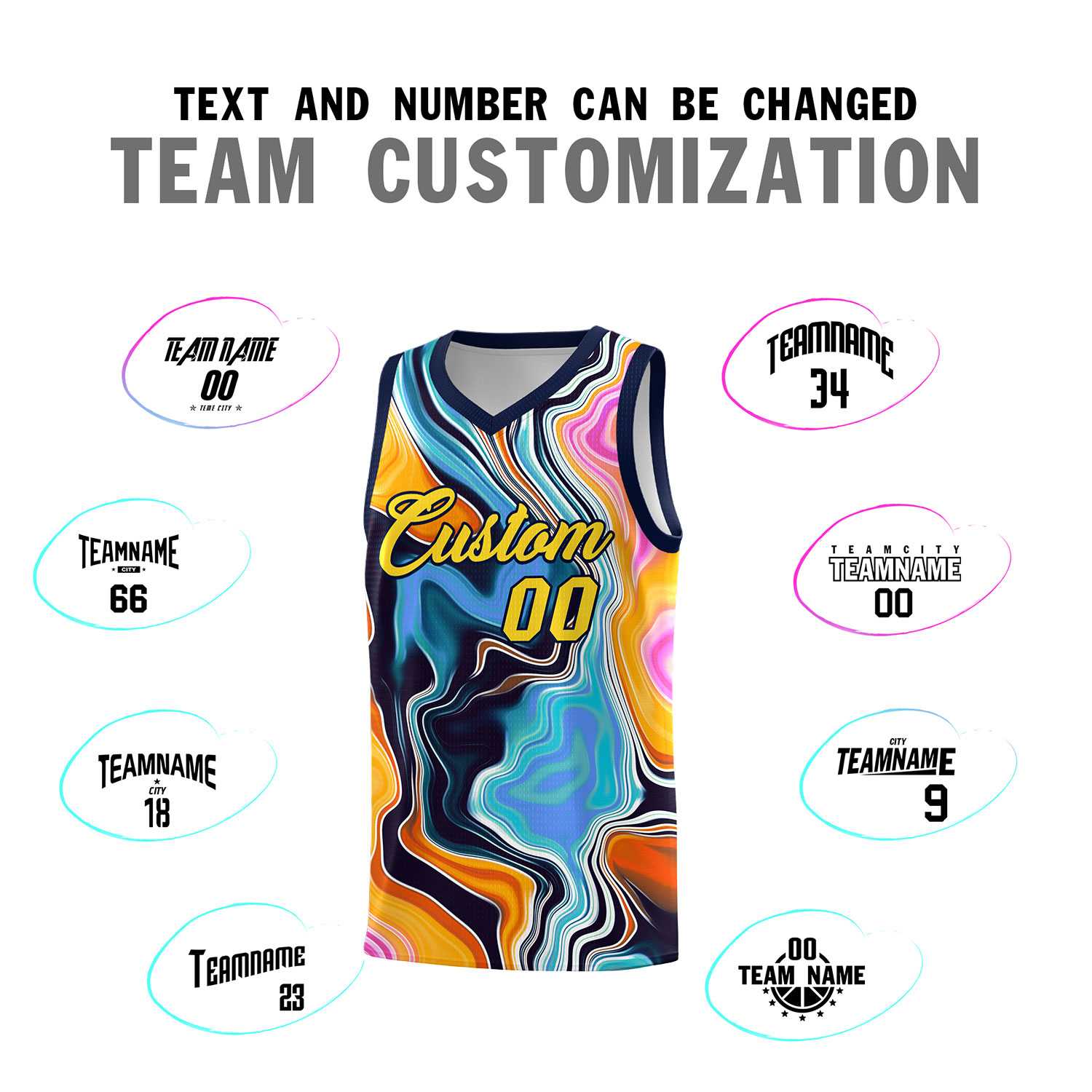 Custom Neon Green Navy-White Side Two-Tone Classic Sports Uniform Basketball Jersey |KXKSHOP