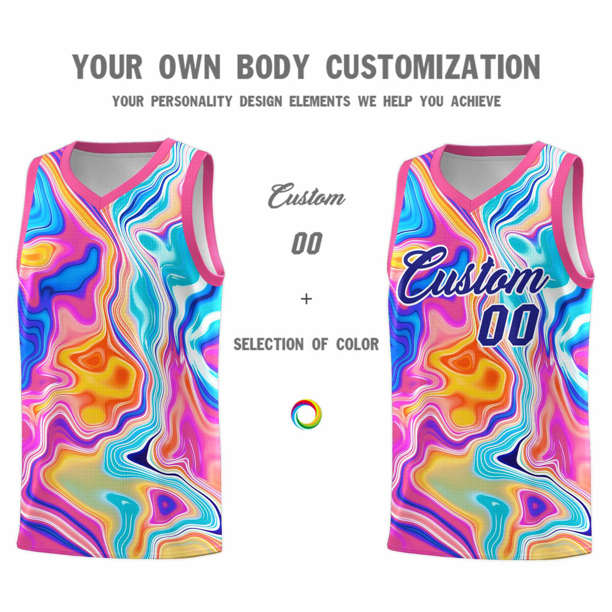 Custom Neon Green Navy-White Side Two-Tone Classic Sports Uniform Basketball Jersey |KXKSHOP