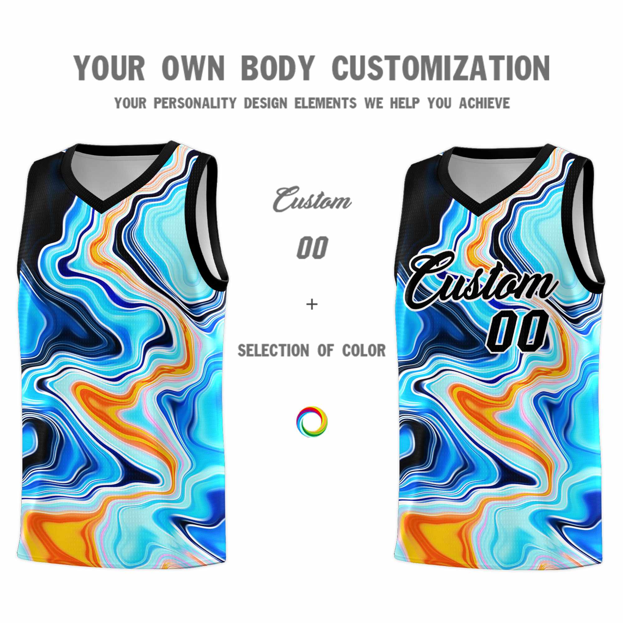 Custom Neon Green Navy-White Side Two-Tone Classic Sports Uniform Basketball Jersey |KXKSHOP