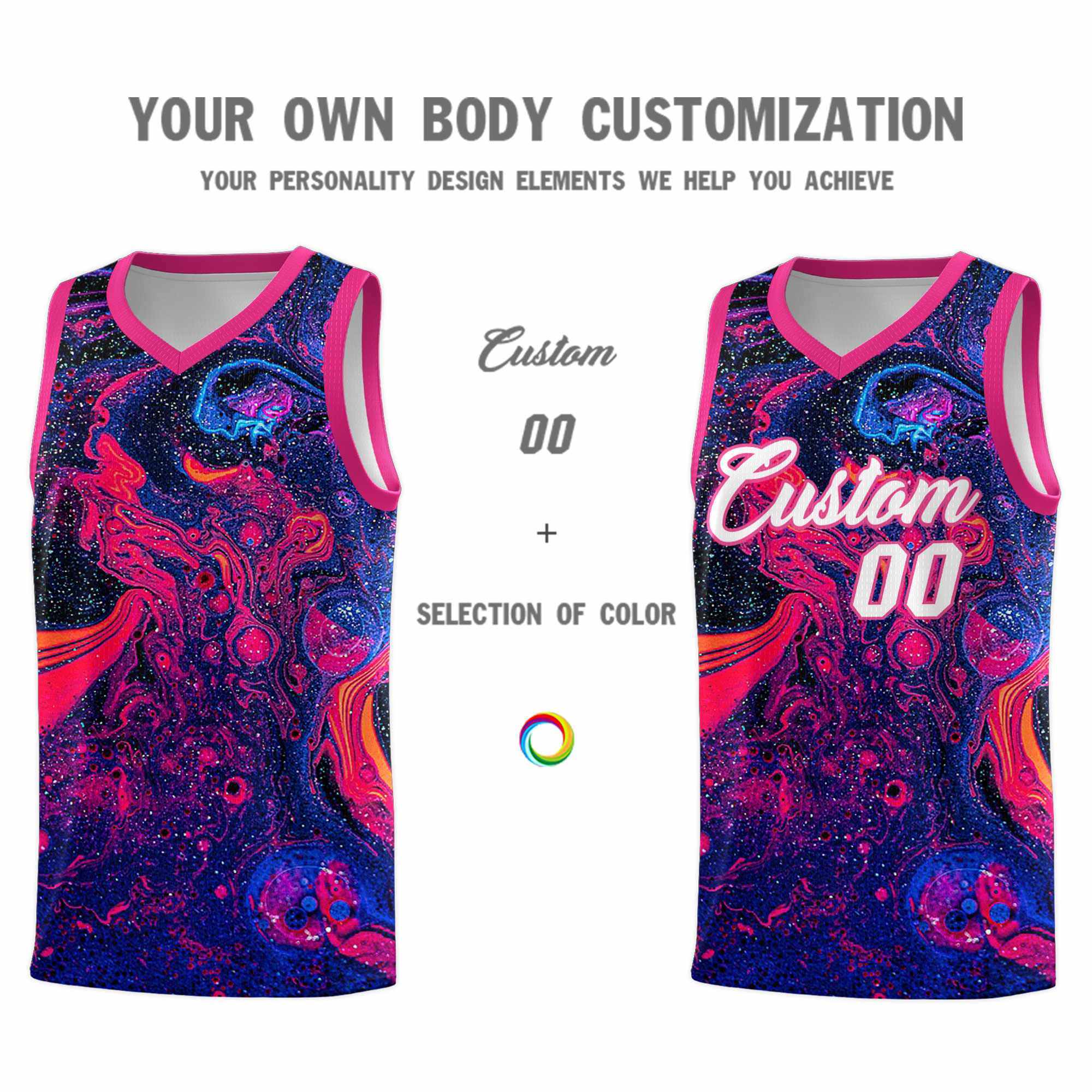 Custom Neon Green Navy-White Side Two-Tone Classic Sports Uniform Basketball Jersey |KXKSHOP