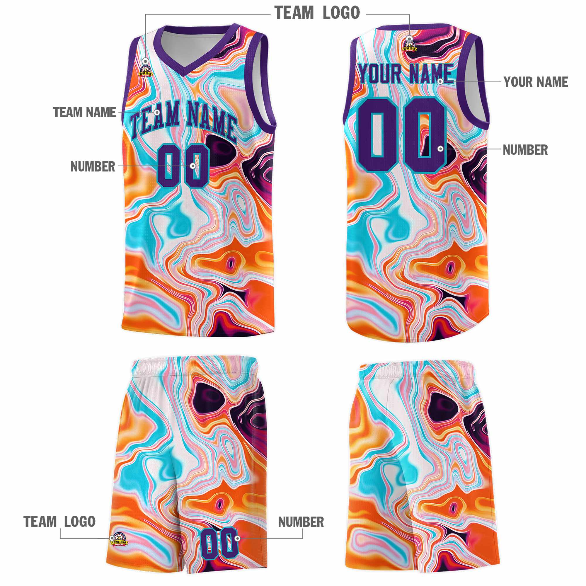 Custom Neon Green Navy-White Side Two-Tone Classic Sports Uniform Basketball Jersey |KXKSHOP