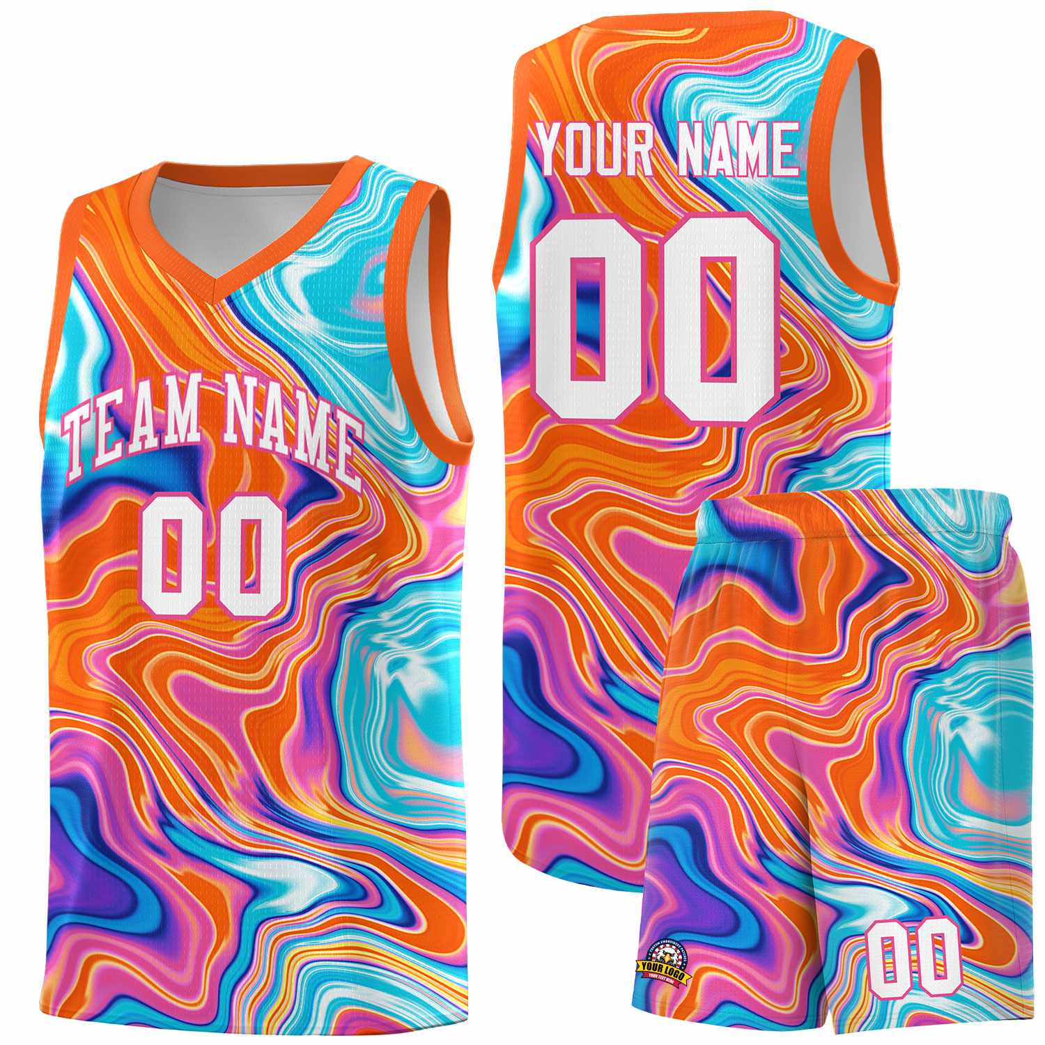 Custom Neon Green Navy-White Side Two-Tone Classic Sports Uniform Basketball Jersey |KXKSHOP