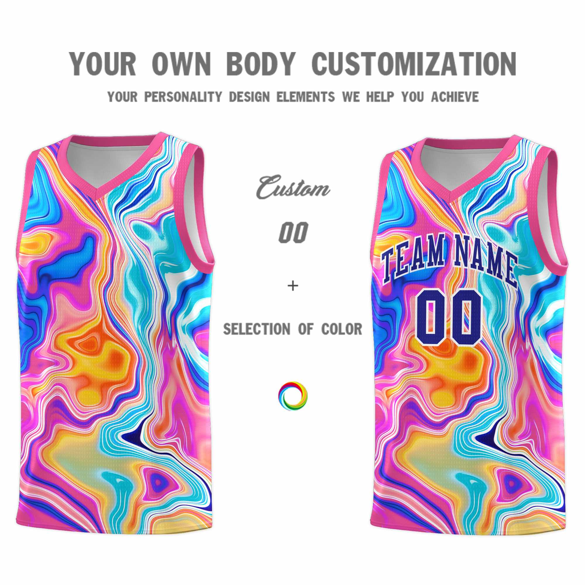 Custom Neon Green Navy-White Side Two-Tone Classic Sports Uniform Basketball Jersey |KXKSHOP