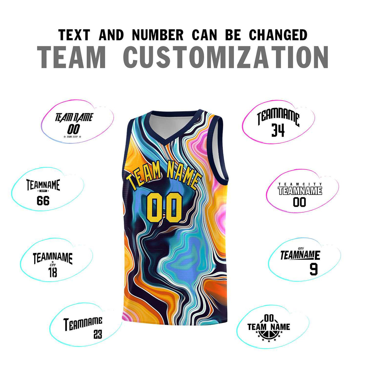 Custom Neon Green Navy-White Side Two-Tone Classic Sports Uniform Basketball Jersey |KXKSHOP