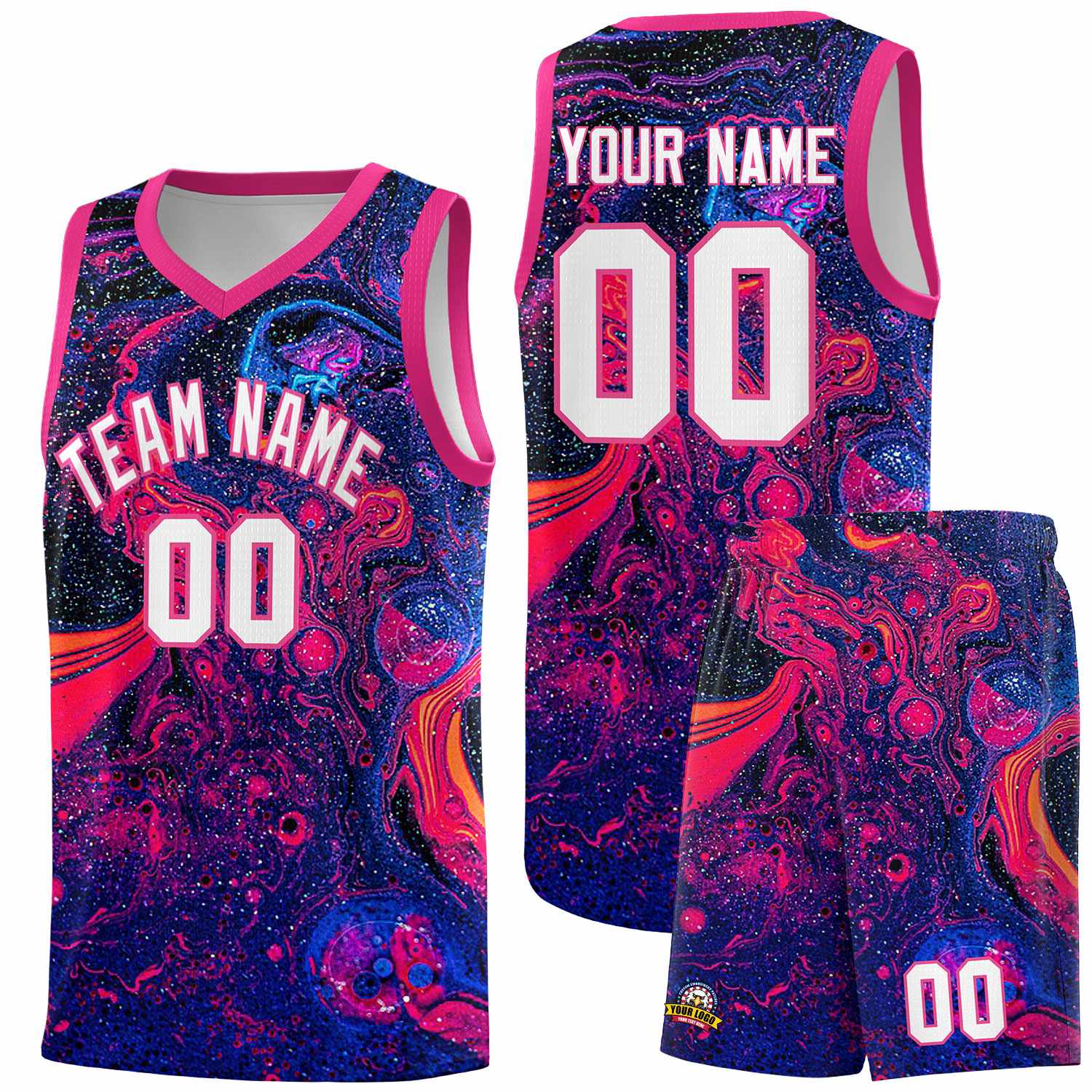 Custom Neon Green Navy-White Side Two-Tone Classic Sports Uniform Basketball Jersey |KXKSHOP