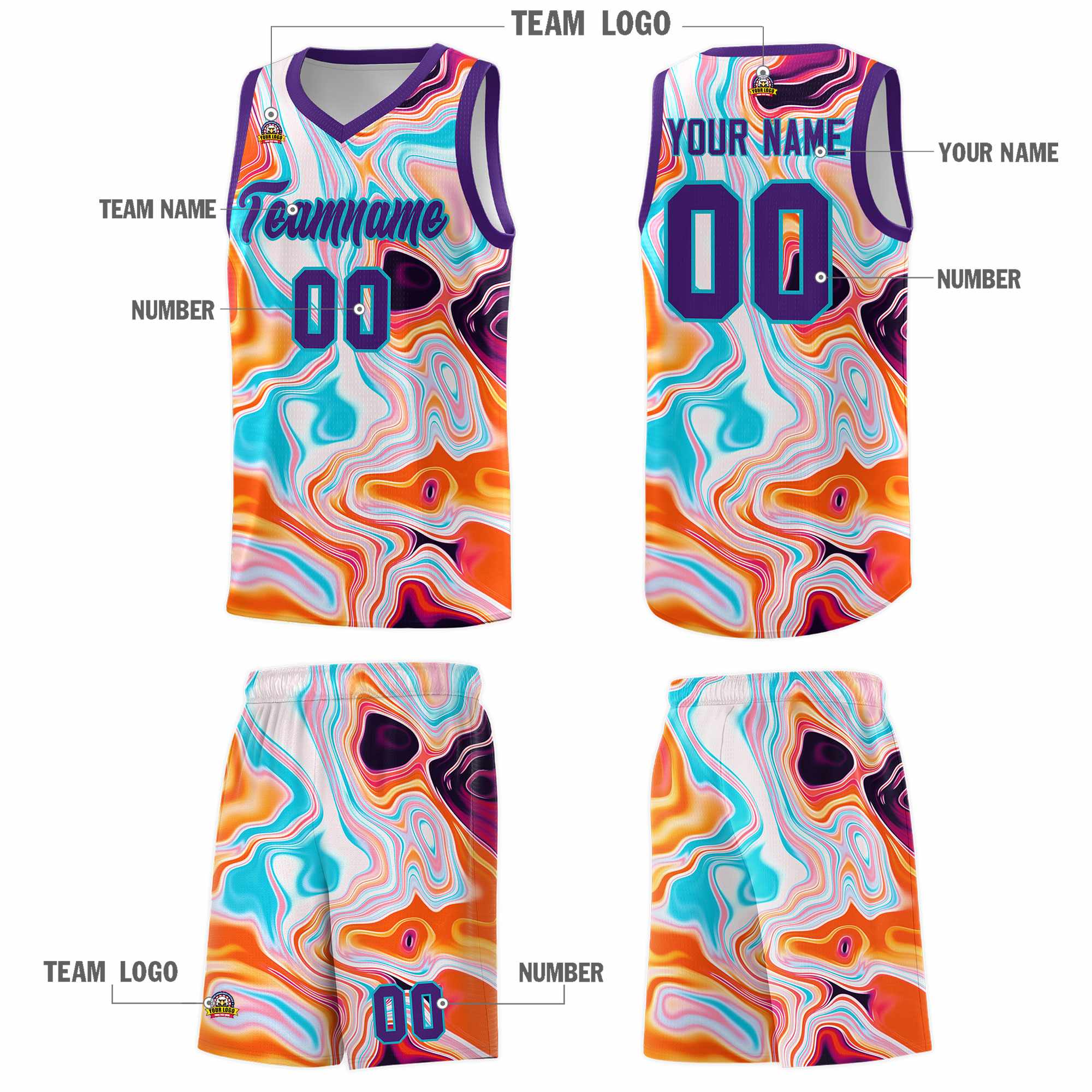 Custom Neon Green Navy-White Side Two-Tone Classic Sports Uniform Basketball Jersey |KXKSHOP