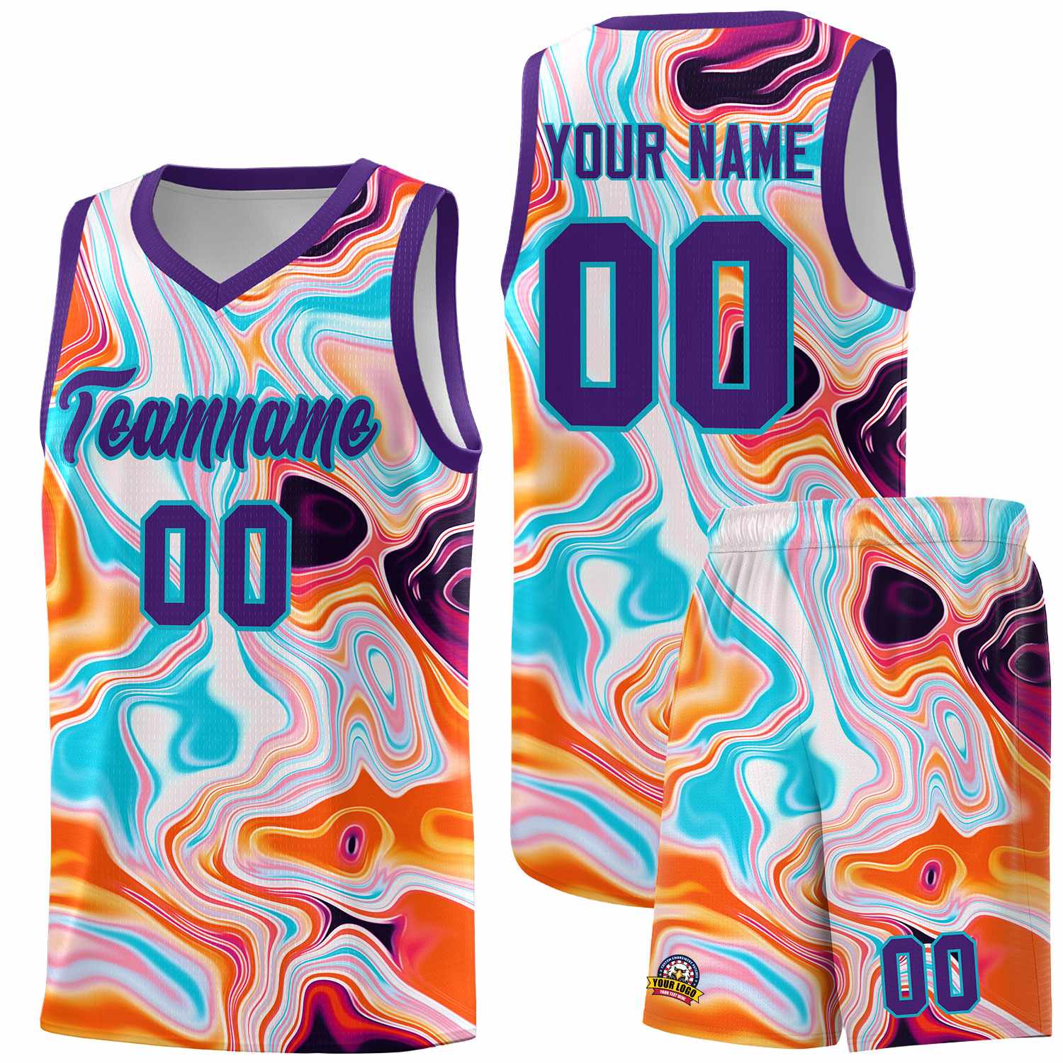 Custom Neon Green Navy-White Side Two-Tone Classic Sports Uniform Basketball Jersey |KXKSHOP
