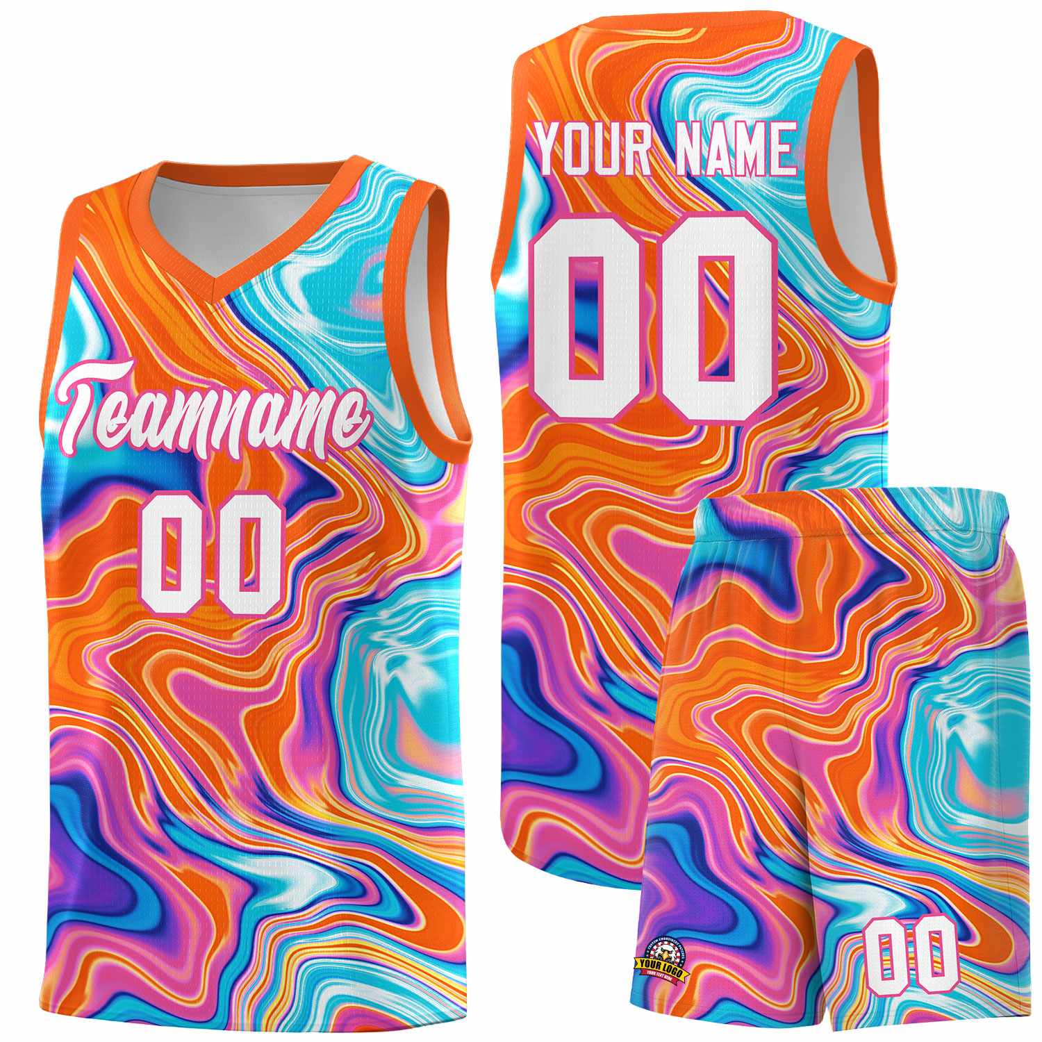 Custom Neon Green Navy-White Side Two-Tone Classic Sports Uniform Basketball Jersey |KXKSHOP