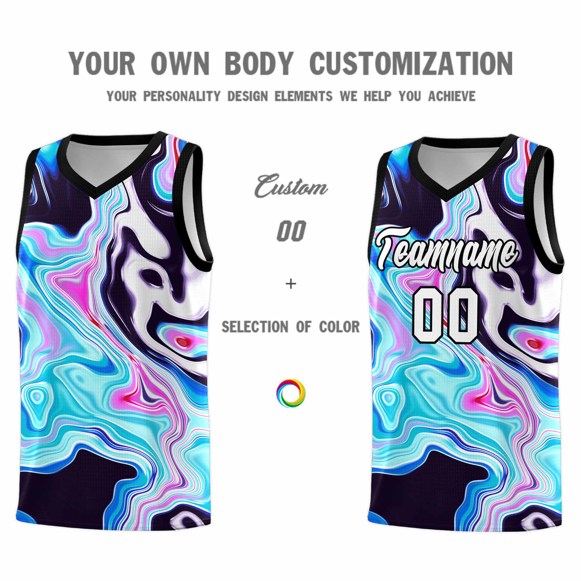 Custom Neon Green Navy-White Side Two-Tone Classic Sports Uniform Basketball Jersey |KXKSHOP