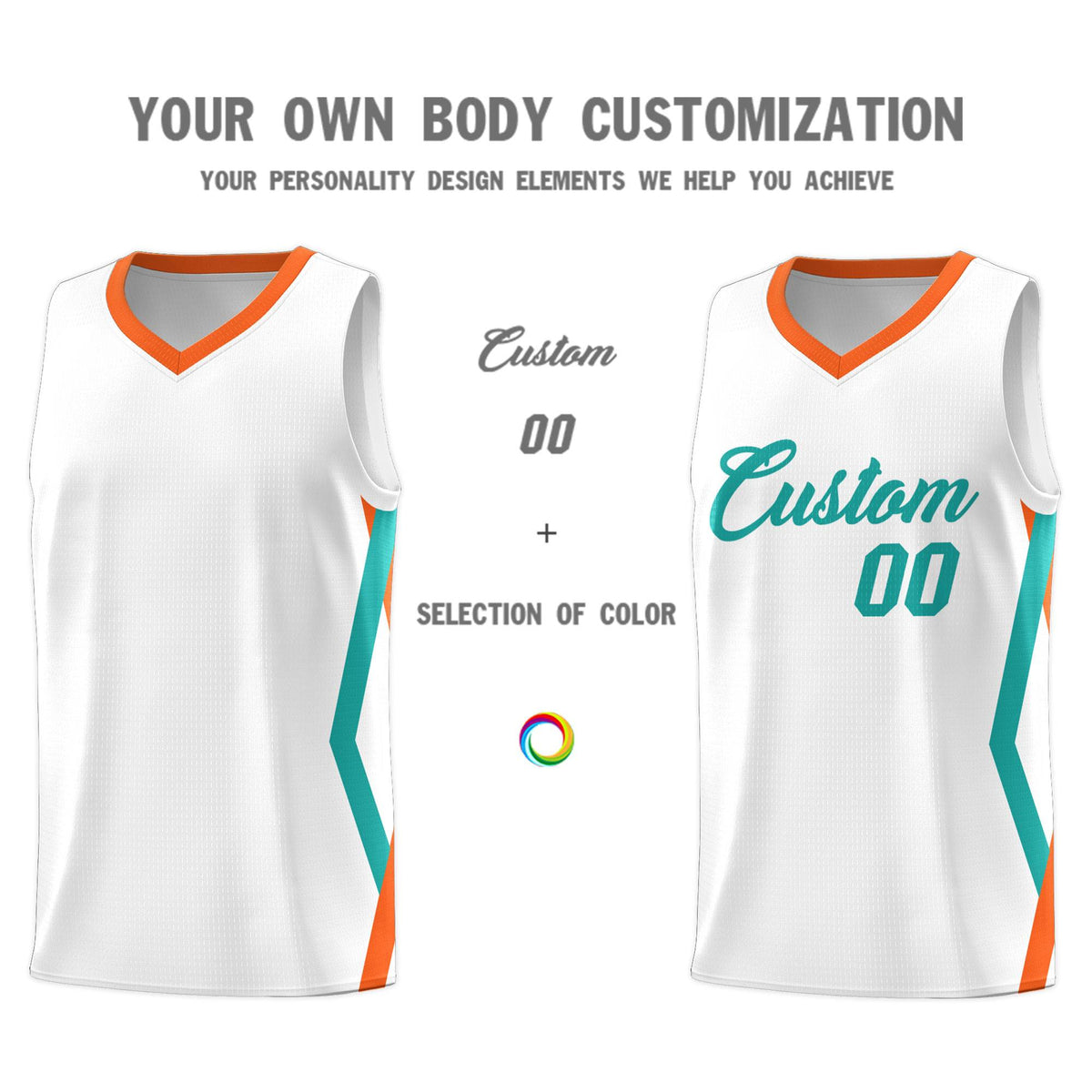 Custom White Side Rhombus Graffiti Pattern Kits Basketball Jersey|KXKSHOP