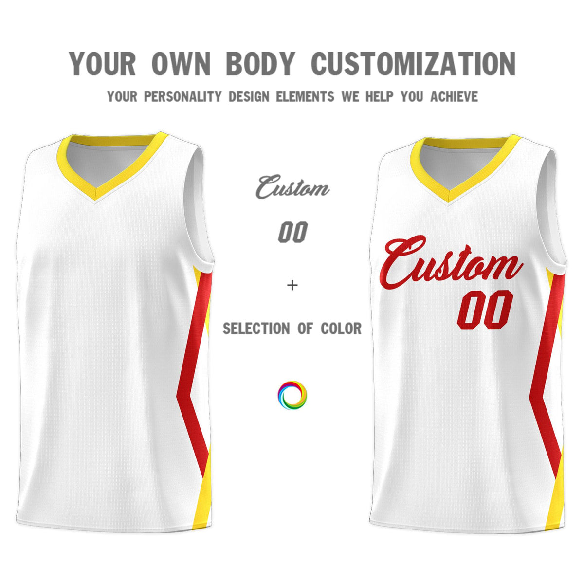 Custom White Side Rhombus Graffiti Pattern Kits Basketball Jersey|KXKSHOP