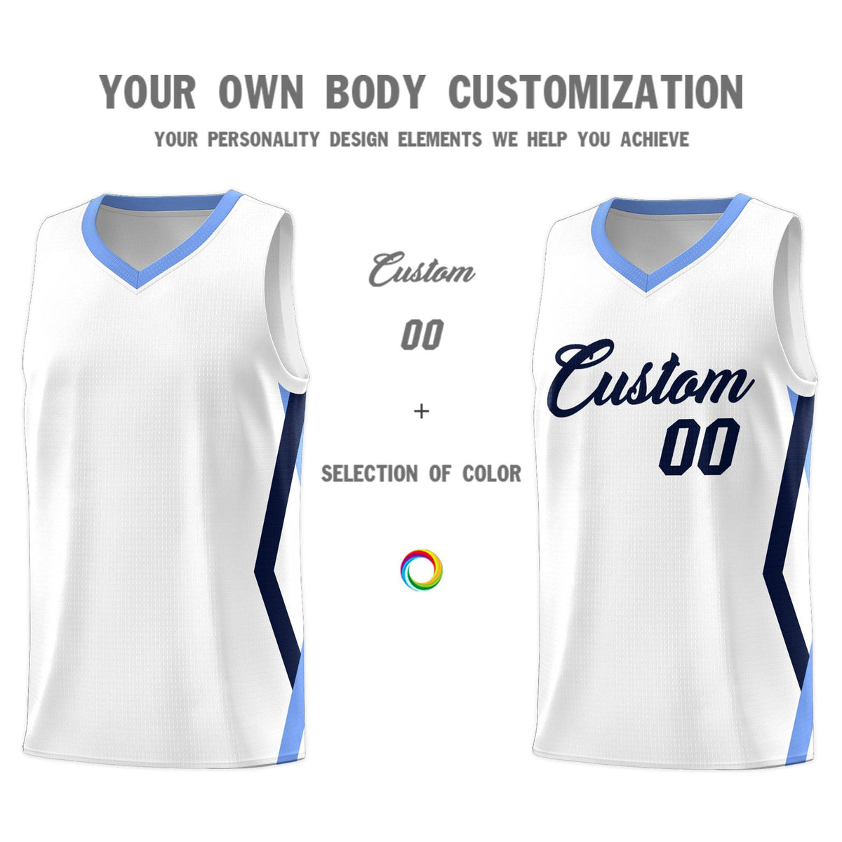 Custom White Side Rhombus Graffiti Pattern Kits Basketball Jersey|KXKSHOP