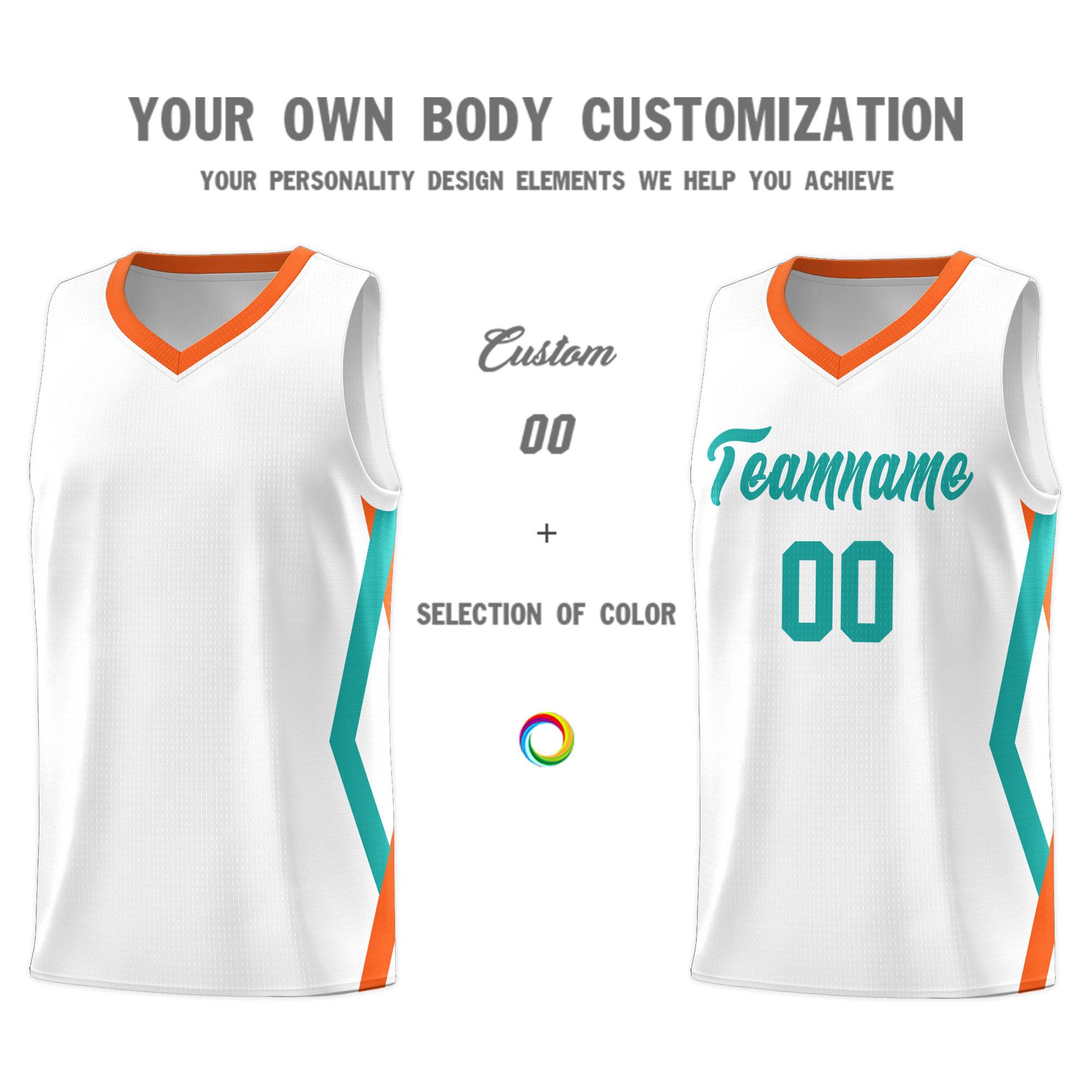 Custom White Side Rhombus Graffiti Pattern Kits Basketball Jersey|KXKSHOP