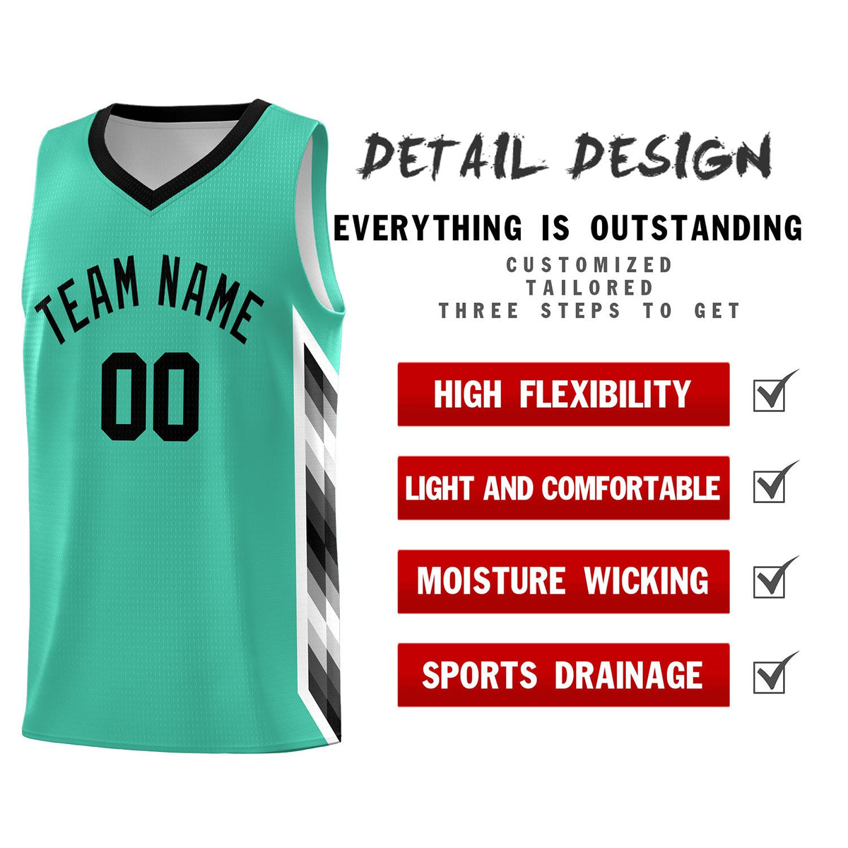 Custom Bright Green Mosaic Gradient Fashion Sports Uniform Basketball Jersey|KXKSHOP