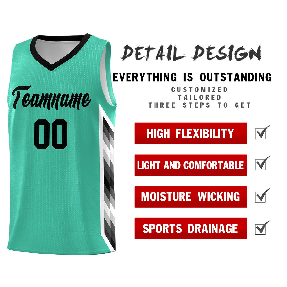 Custom Bright Green Mosaic Gradient Fashion Sports Uniform Basketball Jersey|KXKSHOP