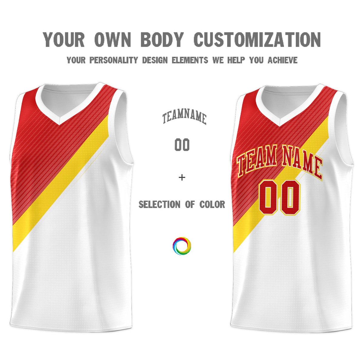 Custom Red White Diagonal Stripes Color Block Sets Basketball Jersey | For Men,Perfect for Teams,Perfect for Coaches,Sublimation Printed,For Kid,For Youth | KXKSHOP