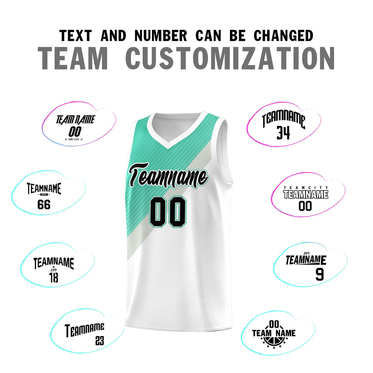 Custom White Bright Green Gray Diagonal Stripes Color Block Sets Basketball Jersey | For Men,Perfect for Teams,Perfect for Coaches,Sublimation Printed,For Kid,For Youth | KXKSHOP