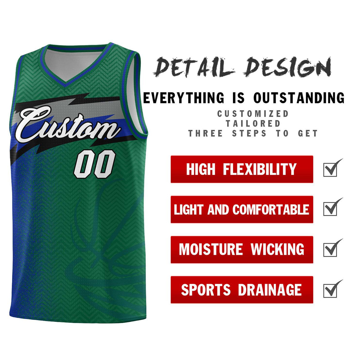 Custom Kelly Green Dot Scatter Graffiti Pattern Sports Uniform Basketball Jersey|KXKSHOP