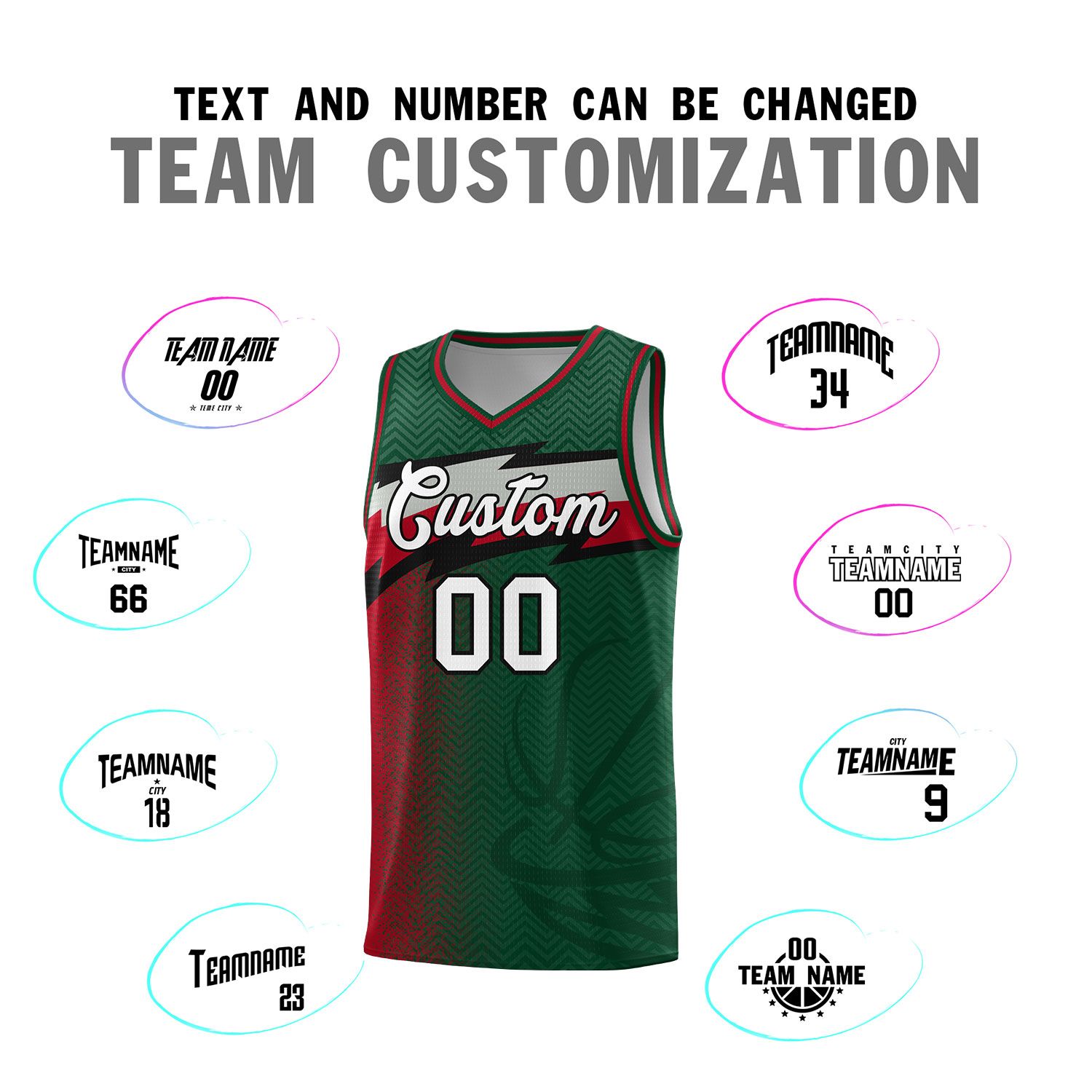 Custom Kelly Green Dot Scatter Graffiti Pattern Sports Uniform Basketball Jersey|KXKSHOP