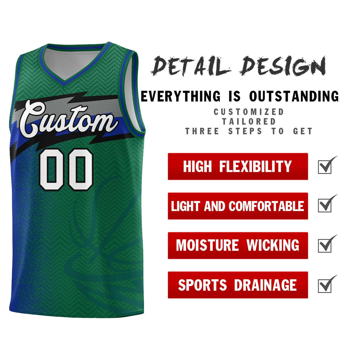 Custom Kelly Green Dot Scatter Graffiti Pattern Sports Uniform Basketball Jersey|KXKSHOP