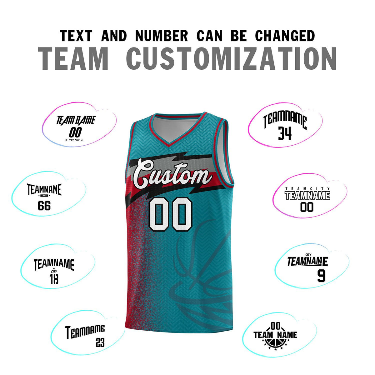 Custom Aqua Dot Scatter Graffiti Pattern Sports Uniform Basketball Jersey|KXKSHOP