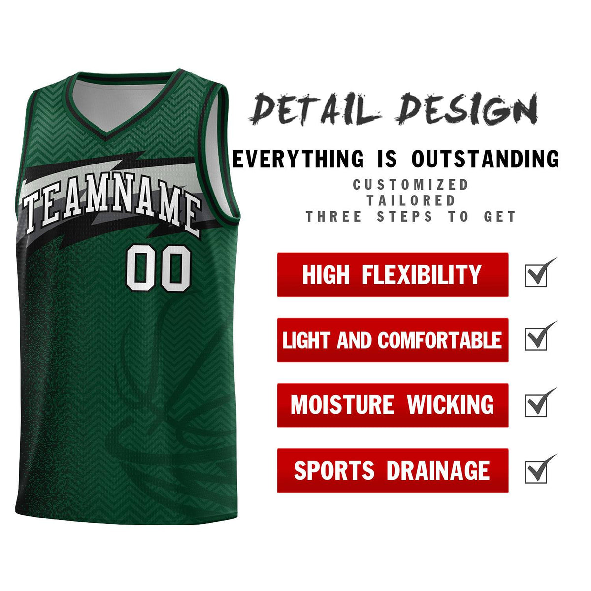 Custom Kelly Green Dot Scatter Graffiti Pattern Sports Uniform Basketball Jersey|KXKSHOP