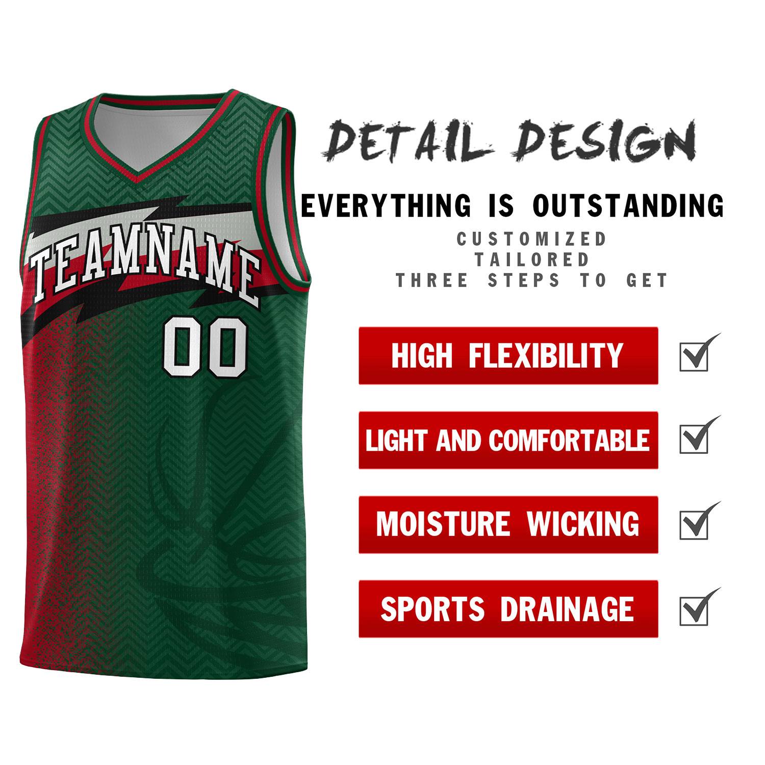 Custom Kelly Green Dot Scatter Graffiti Pattern Sports Uniform Basketball Jersey|KXKSHOP