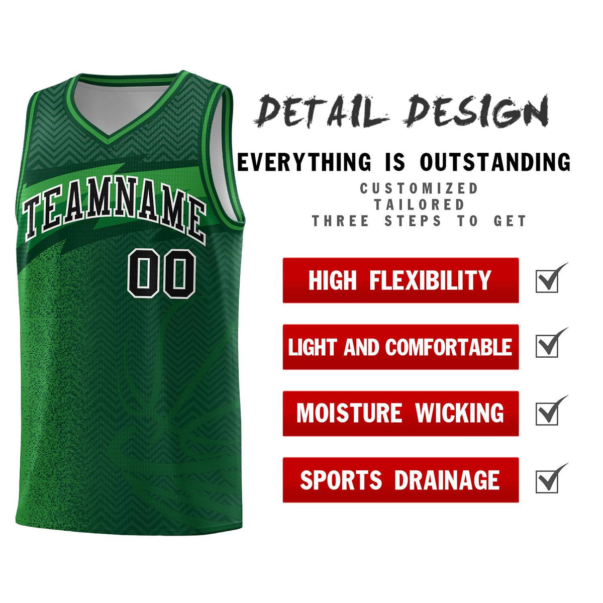 Custom Kelly Green Dot Scatter Graffiti Pattern Sports Uniform Basketball Jersey|KXKSHOP