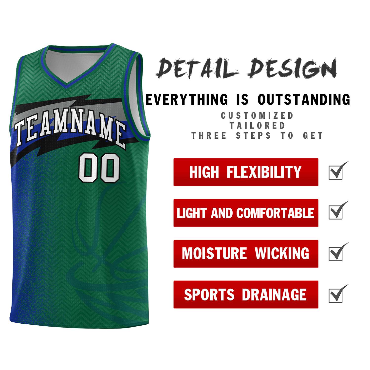 Custom Kelly Green Dot Scatter Graffiti Pattern Sports Uniform Basketball Jersey|KXKSHOP