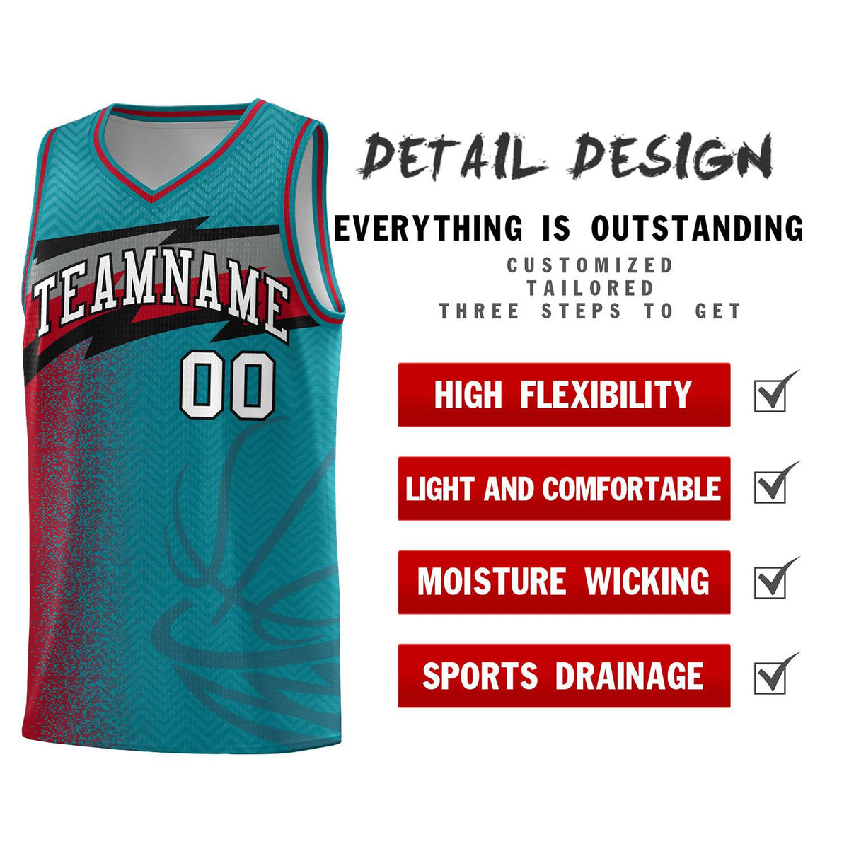 Custom Aqua Dot Scatter Graffiti Pattern Sports Uniform Basketball Jersey|KXKSHOP