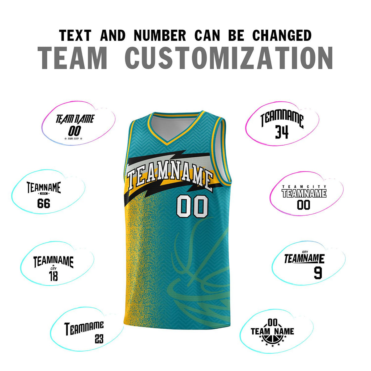 Custom Aqua Dot Scatter Graffiti Pattern Sports Uniform Basketball Jersey|KXKSHOP