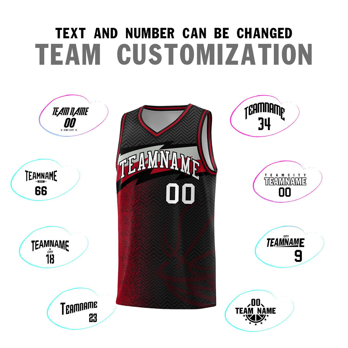 Custom Black Dot Scatter Graffiti Pattern Sports Uniform Basketball Jersey|KXKSHOP