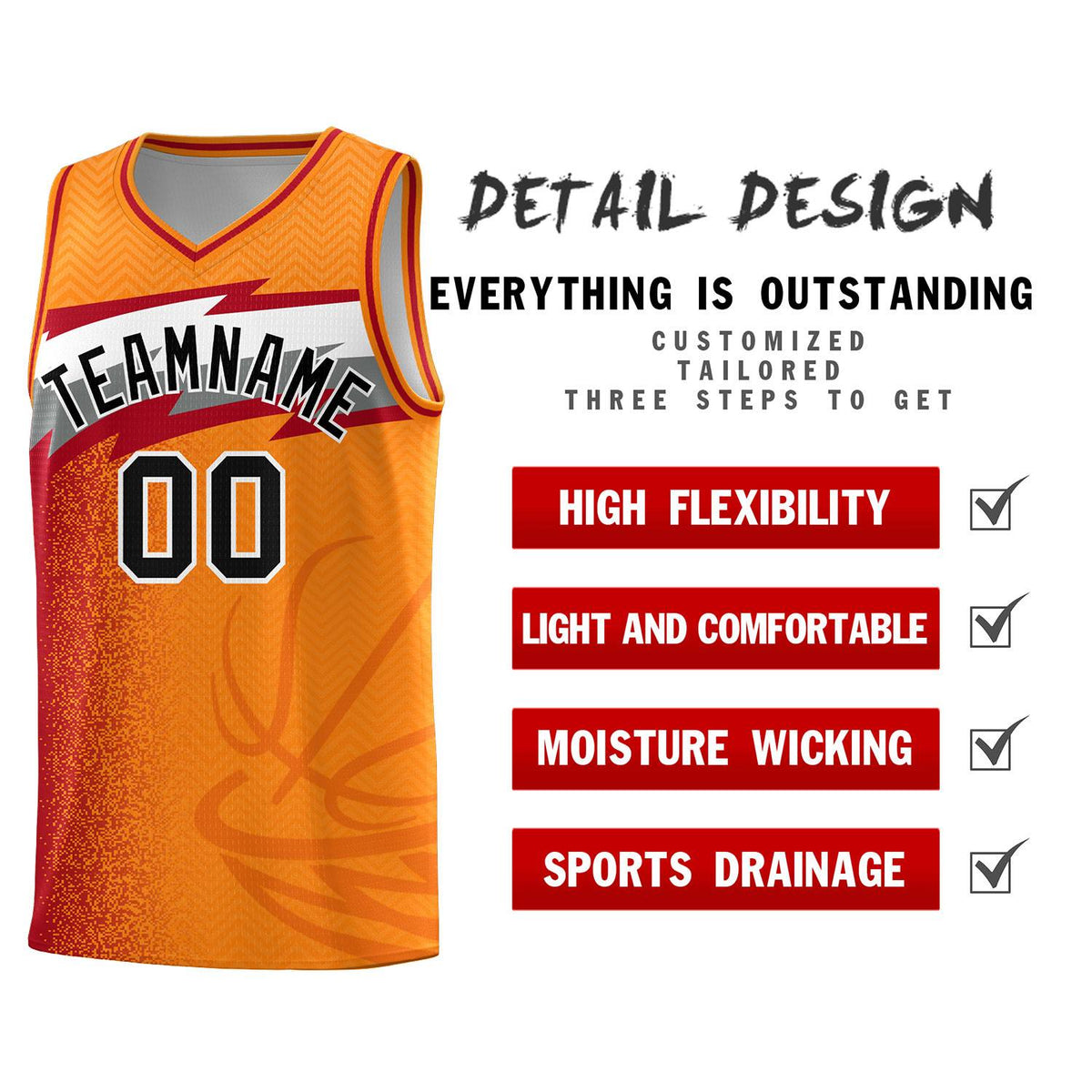 Custom Broncos Orange Dot Scatter Graffiti Pattern Sports Uniform Basketball Jersey|KXKSHOP
