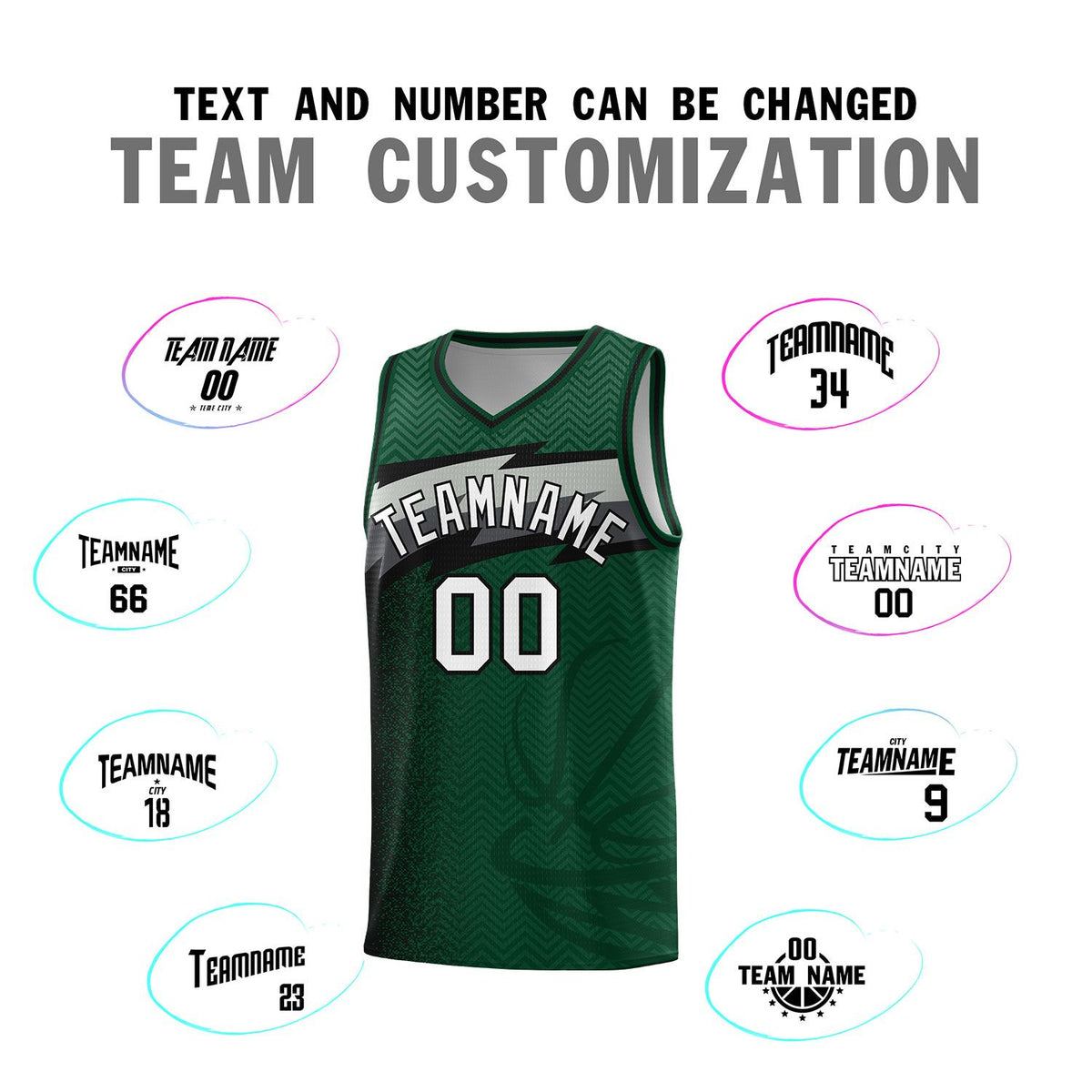 Custom Kelly Green Dot Scatter Graffiti Pattern Sports Uniform Basketball Jersey|KXKSHOP