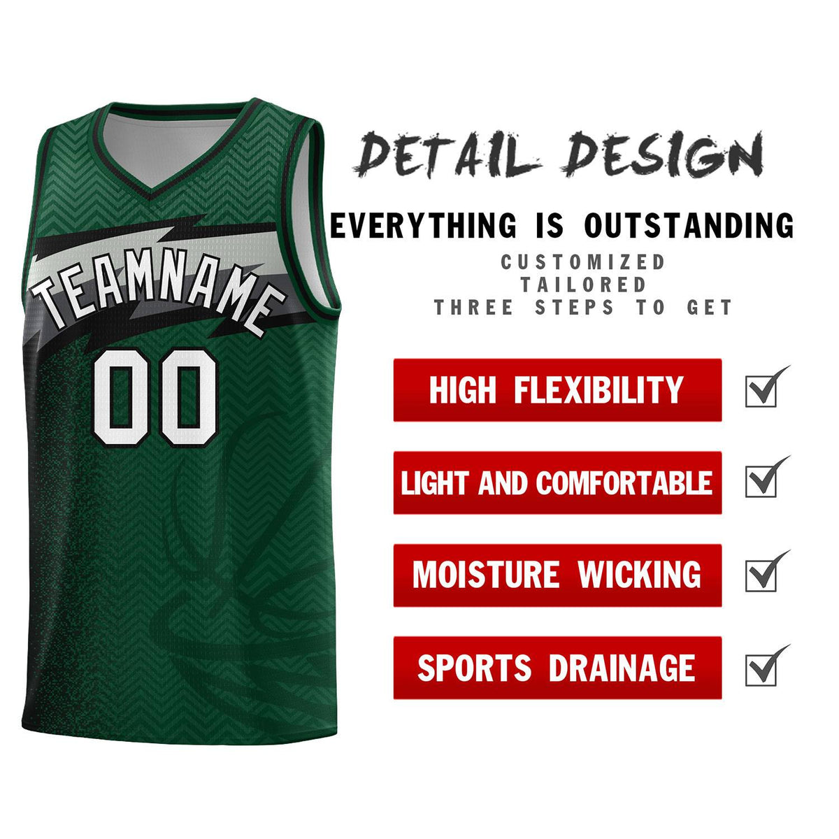 Custom Kelly Green Dot Scatter Graffiti Pattern Sports Uniform Basketball Jersey|KXKSHOP