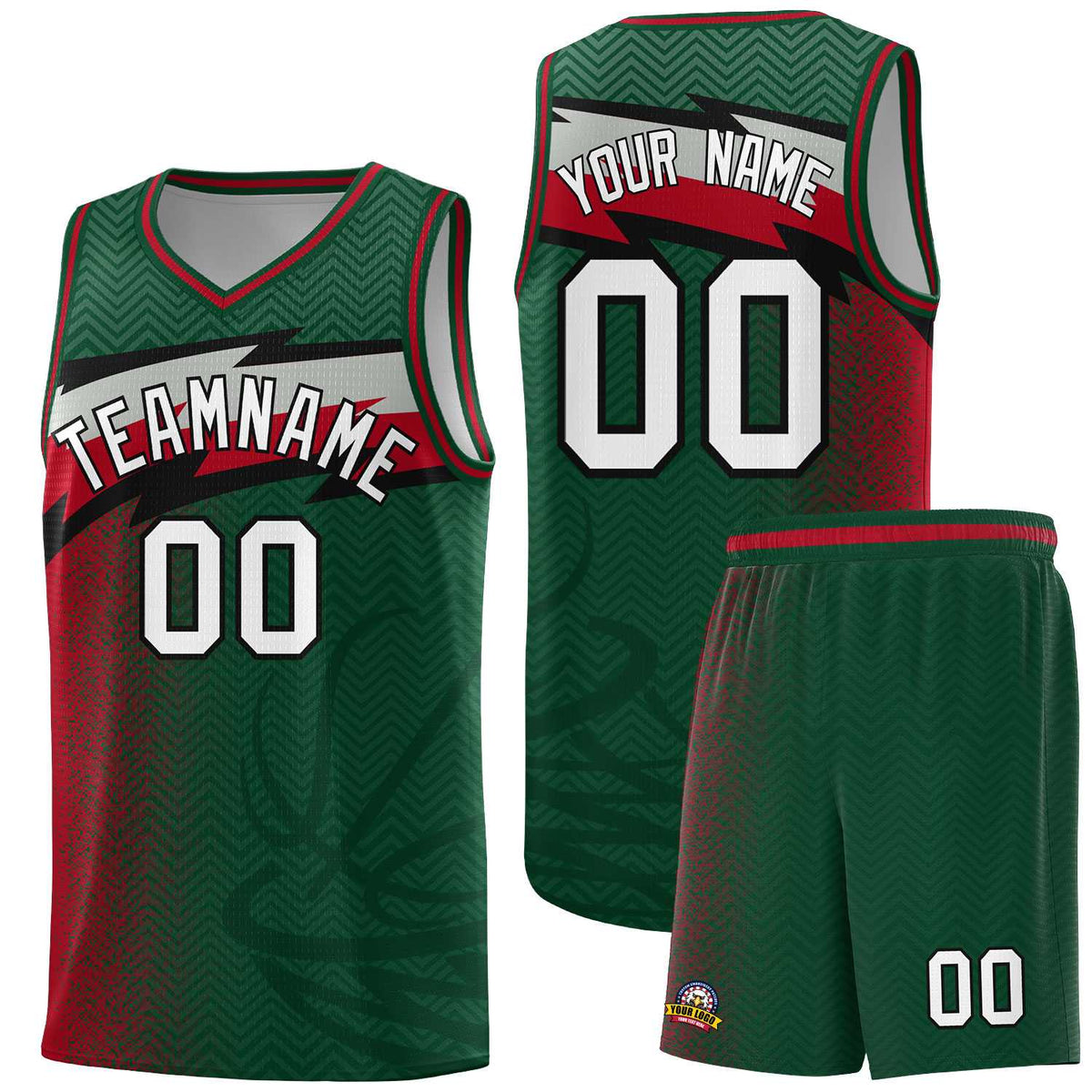 Custom Kelly Green Dot Scatter Graffiti Pattern Sports Uniform Basketball Jersey|KXKSHOP
