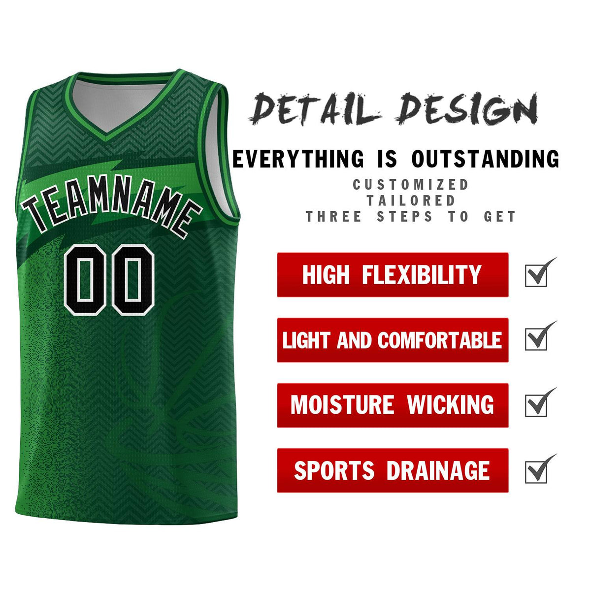 Custom Kelly Green Dot Scatter Graffiti Pattern Sports Uniform Basketball Jersey|KXKSHOP