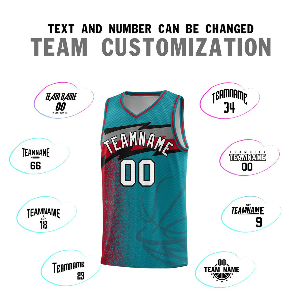 Custom Aqua Dot Scatter Graffiti Pattern Sports Uniform Basketball Jersey|KXKSHOP