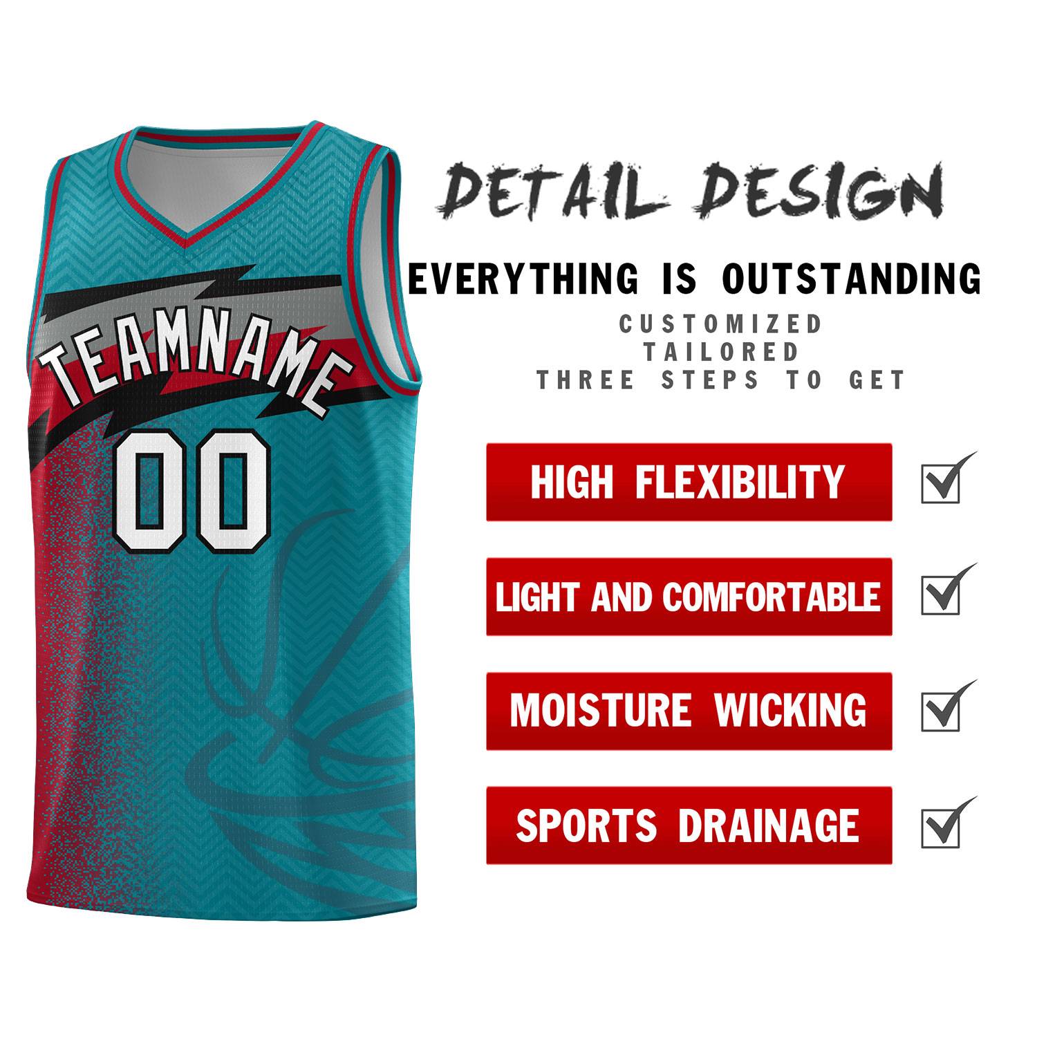 Custom Aqua Dot Scatter Graffiti Pattern Sports Uniform Basketball Jersey|KXKSHOP