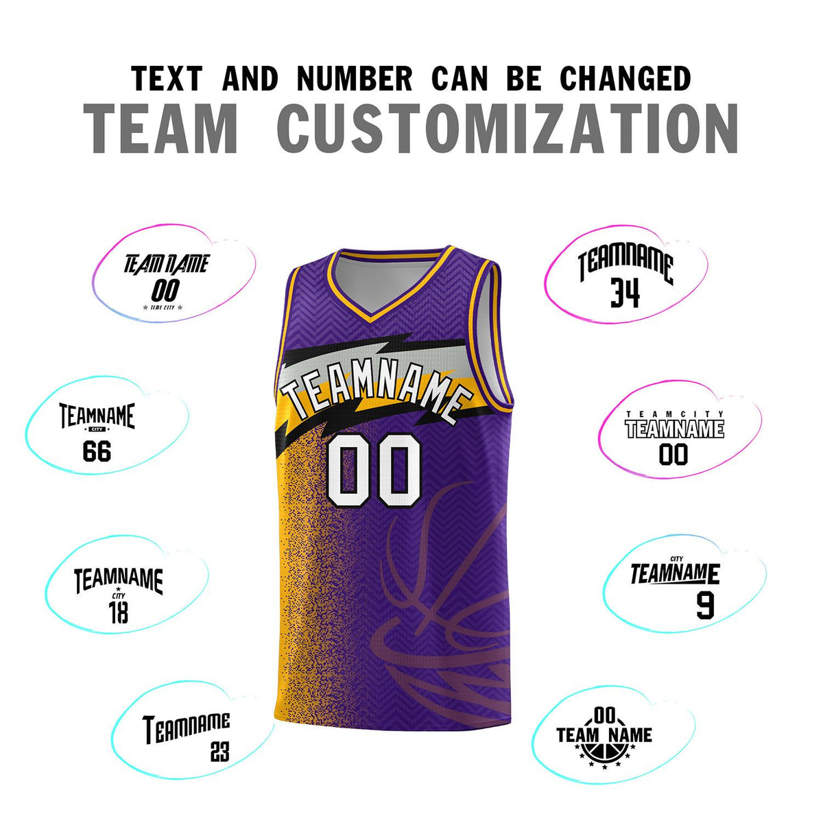 Custom Purple Dot Scatter Graffiti Pattern Sports Uniform Basketball Jersey|KXKSHOP
