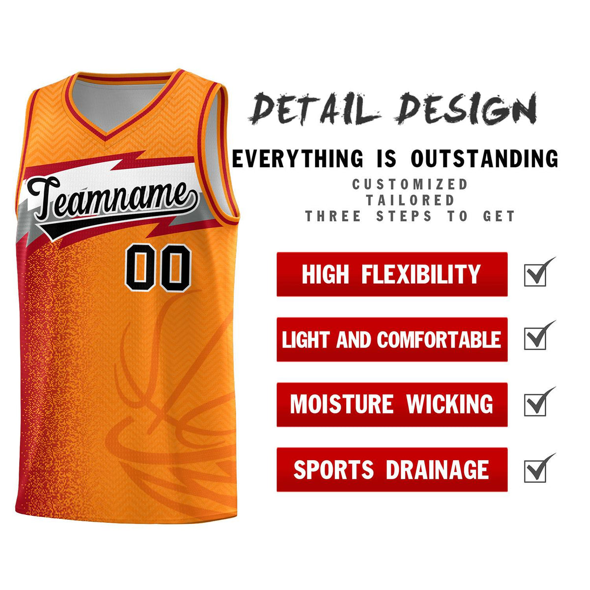 Custom Broncos Orange Dot Scatter Graffiti Pattern Sports Uniform Basketball Jersey|KXKSHOP